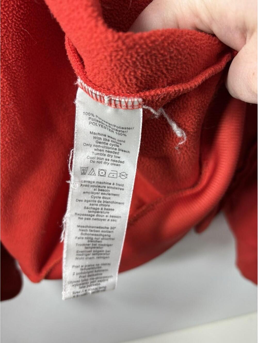 Burton Dry ride Hoodie Red Men's Large Full Zip Read - Picture 14 of 15
